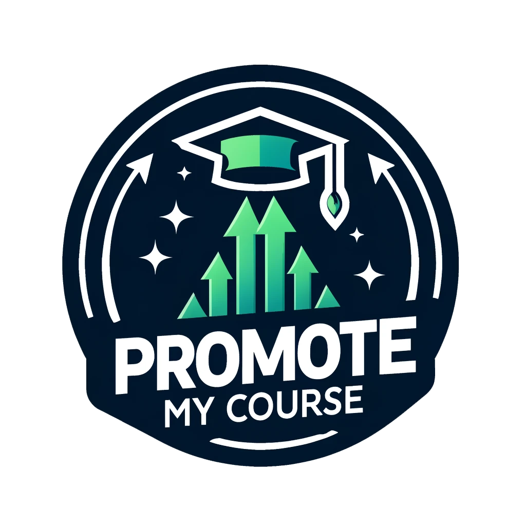 Logo for Promote My Course, providing online course promotion and marketing services